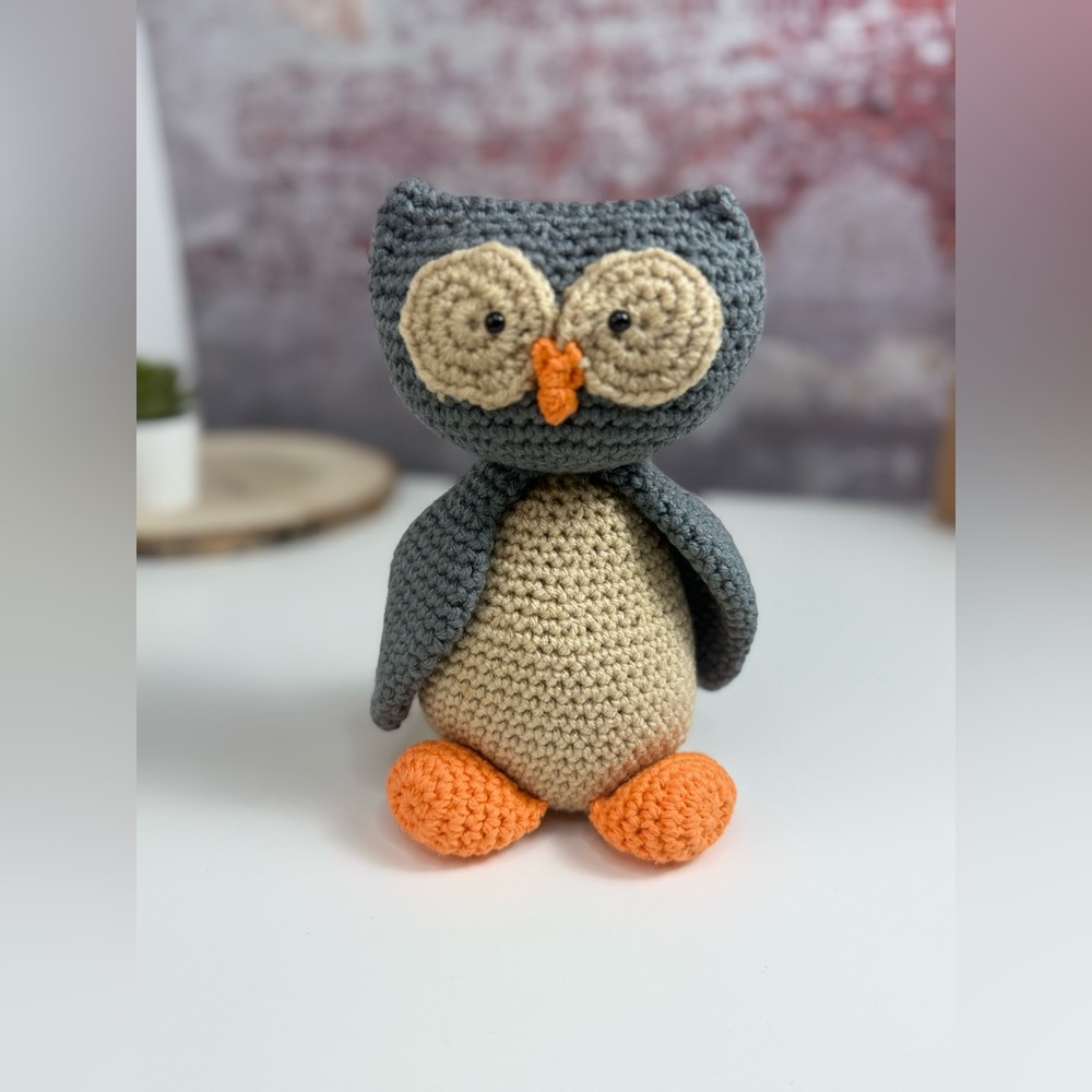 Handcrafted Owl Toy Crochet Amigurumi Doll